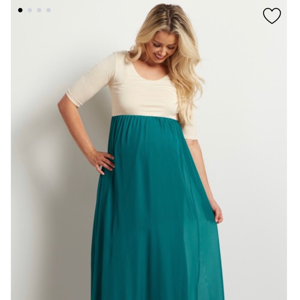 NWT Pinkblush maternity maxi dress